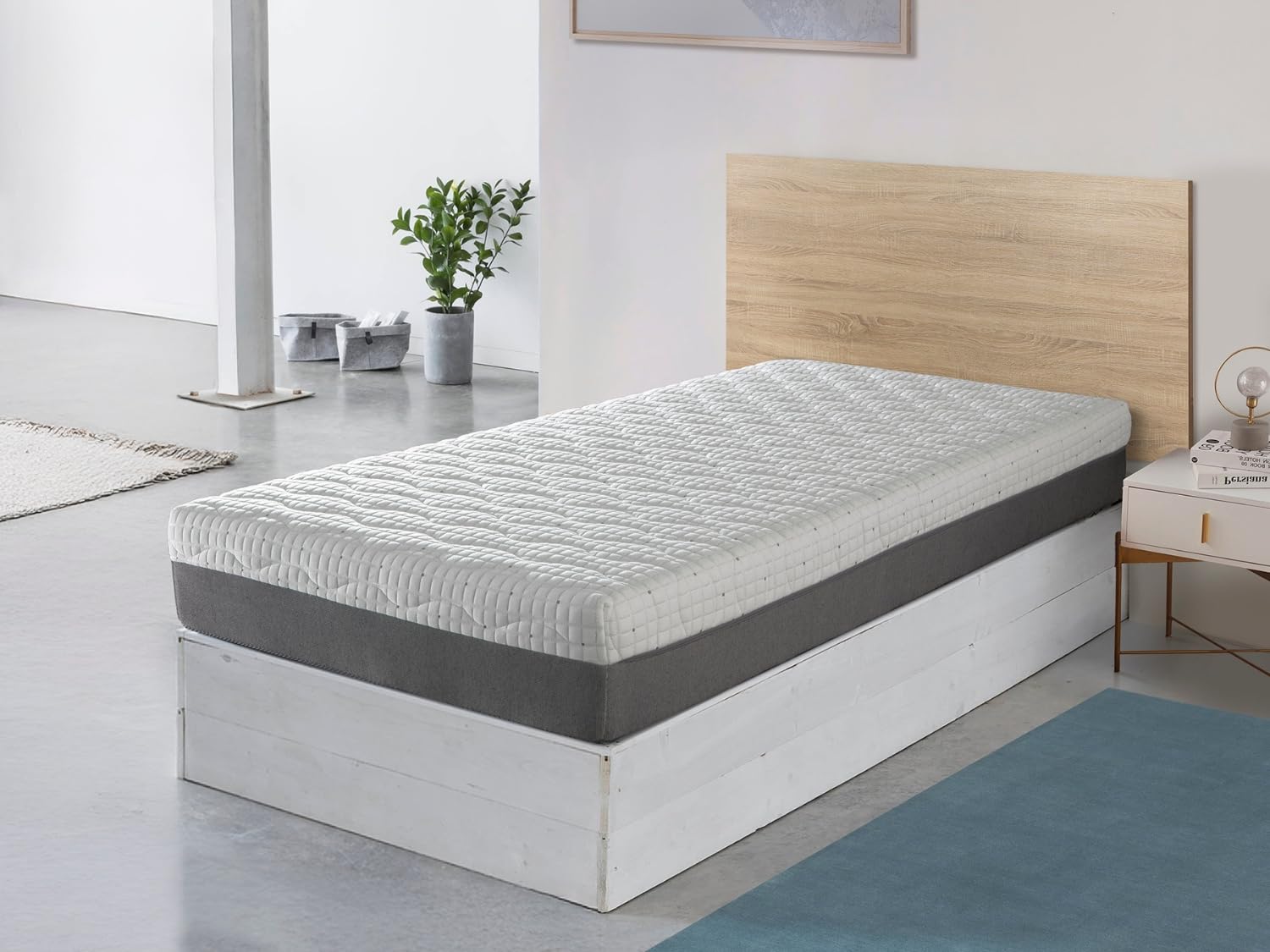 DORMISSIMO Colchon Medical 150X190, Wzrost 21 CM, rozluźnienie mięśni, Anty Stress i ergonomiczny