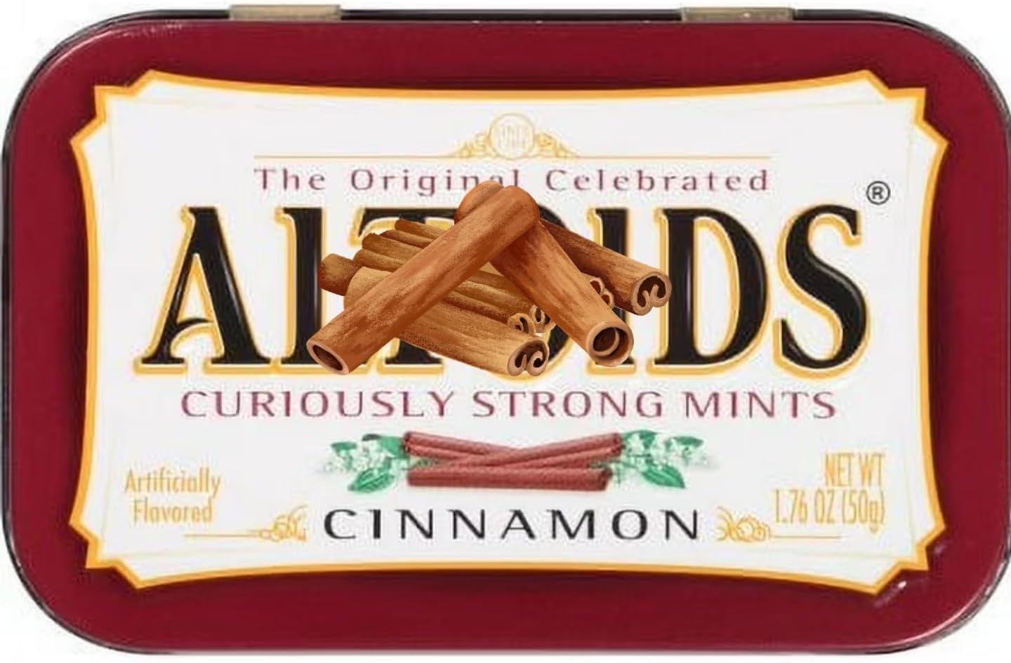 Cinnamon Mints, 1.76oz, (4 pack), by Litezout