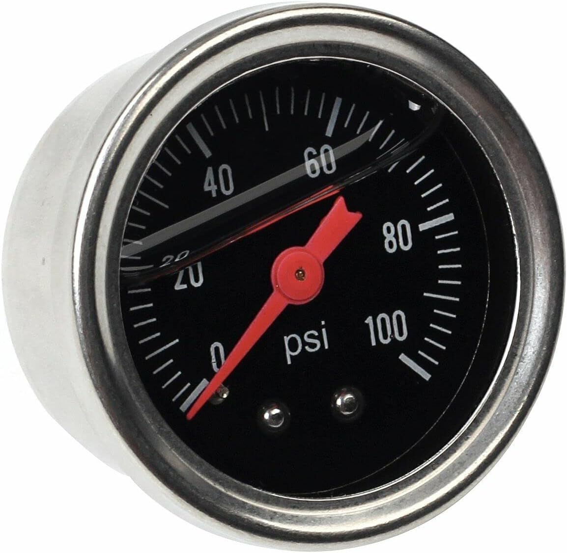 Universal Adjustable Aluminum Fuel Pressure Regulator Kit Oil 0-100psi Gauge -6AN 6AN Fuel Line Hose Fitting Connectors Kit Black