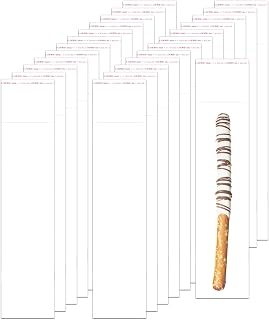 Long Resealable Cellophane Bags 2x8" 200pcs Skinny Clear Cello Bags Self Sealing OPP Poly Bags 2 Mil for Pretzel Rods Candy Candle Treat Golf Balls Pen Gifts (7 Sizes to Choose from)