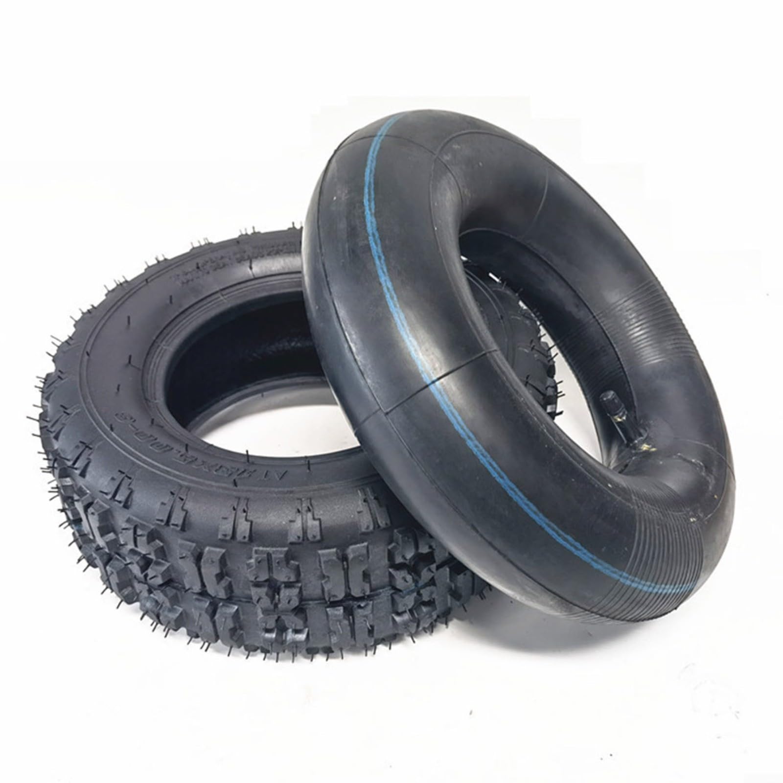 Set di pneumatici e camere d'aria 13 x 500-6 con valvola diritta o curva per scooter elettrici o a benzina pesanti, per moto midi, quad, quad, quad, fuoristrada, gomma nera per esterni (pneumatico +