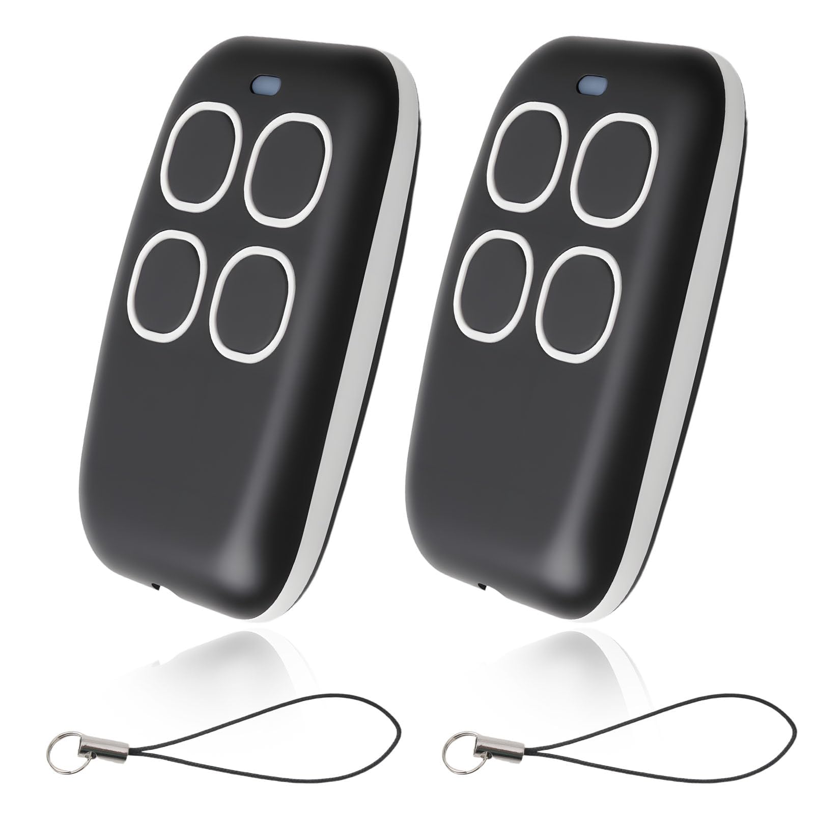2 Pezzi Telecomando Cancello Universali 4 in 1 Multifrequenza 280 a 868Mhz Rolling Code Universale Porta Garage Programmabile Telecomando Compatibile con CAME TOP432EV/ NA/EE con Lista Compatibilità