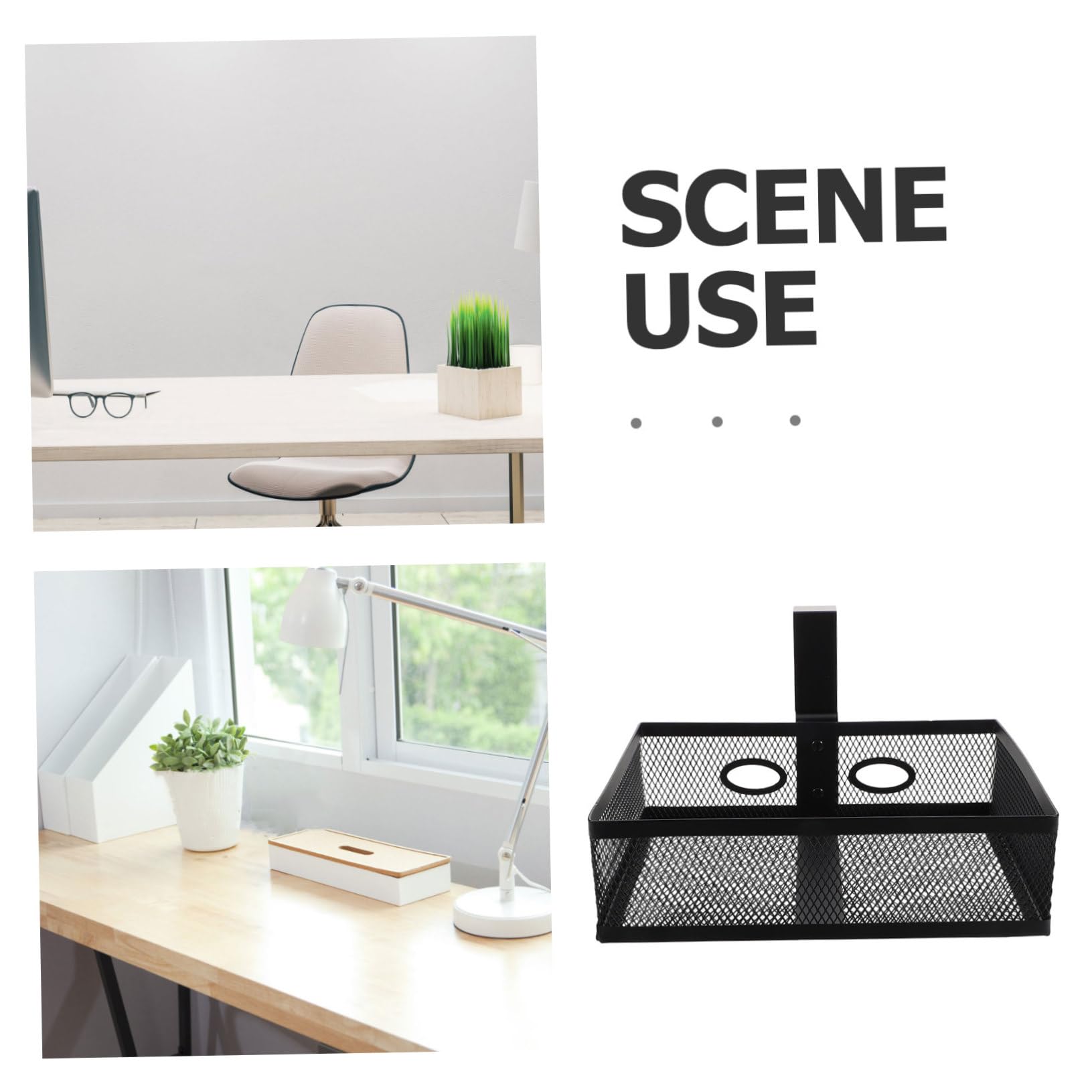 Schreibtisch-organizer Aus Metallgeflecht Stiftehalter-ablage Für Schreibtisch Vielseitig Für Büro Küche Haushalt Aufbewahrung Von Stift Make-up Kleinigkeiten Ohne Bohren