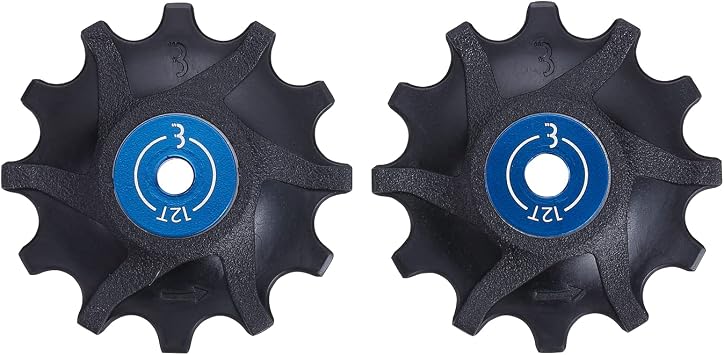 BBB Cycling 12-T SRAM Compatible Derailleur Jockey Wheels 11 Speed I Narrow/Wide With Sealed Bearings I SRAM Jockey Wheels I RollerBoys BDP-06