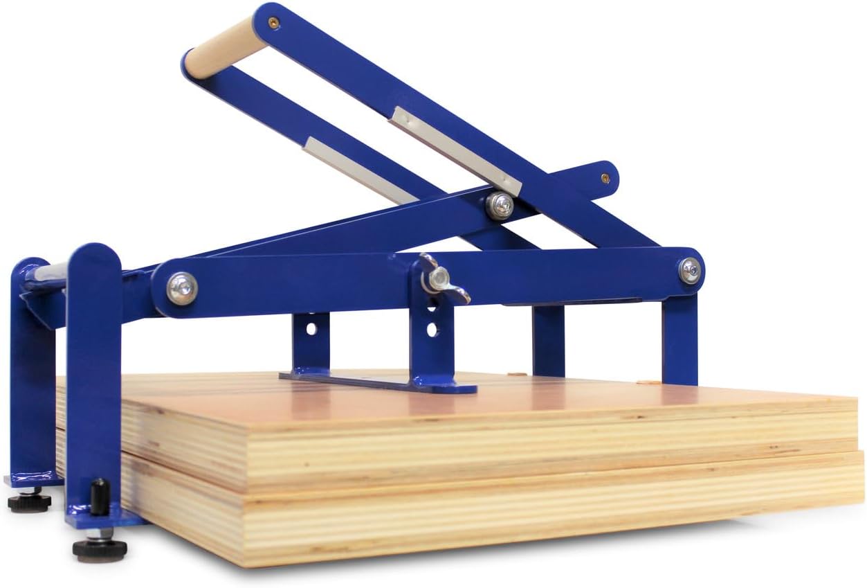 Woodzilla Press for Lino Printing, 11.75"x16.5" | A3, Red, Made in Netherlands