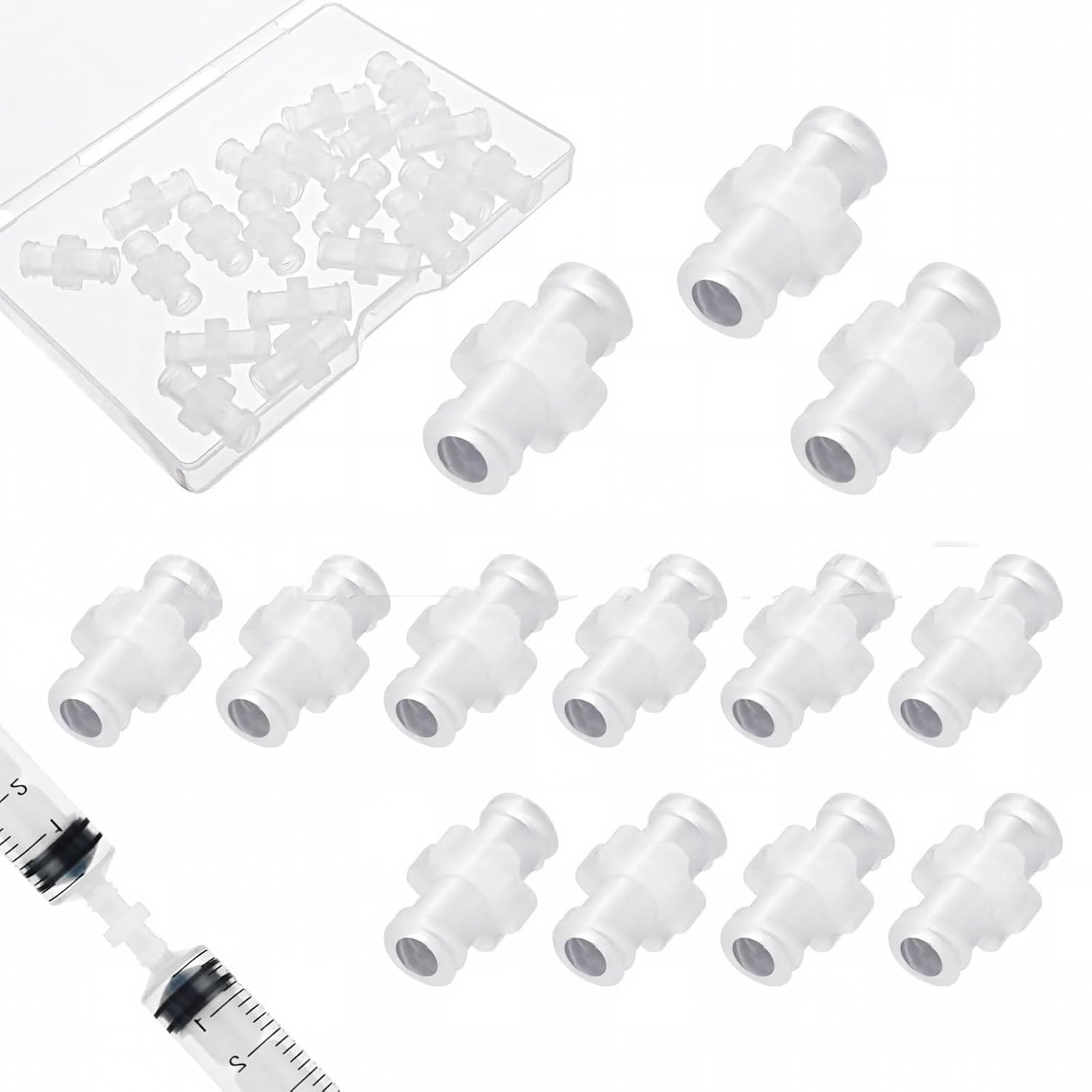 Adattatore Luer PP con connettore femmina filettato, 100 pieces