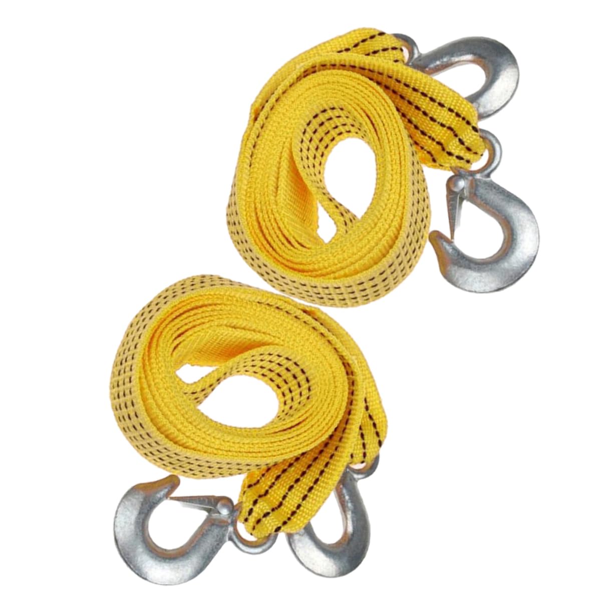 SOESFOUFU 2Pcs Heavy Duty Towing Rope Strap with Hooks Tow Straps for Safe Vehicle Towing for Trucks and Trailers Capacity