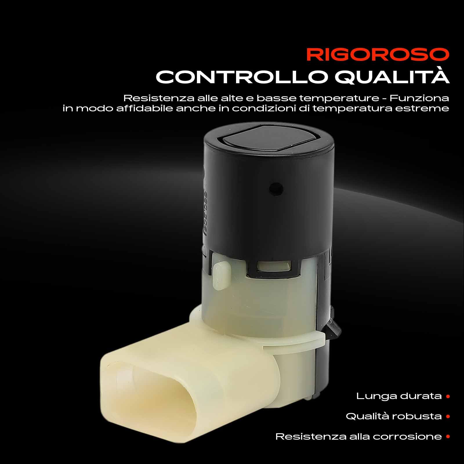 Frankberg 4 sensori di parcheggio anteriori e posteriori 4B0919275A | Compatibile con: Polo 9A 9N, A8 4E2 4E8, A6 4B2 4B4, A4 Cabriolet 8H7, O.c.t.a.v.i.a II 1Z3, A6 Avant 4B5 4B6