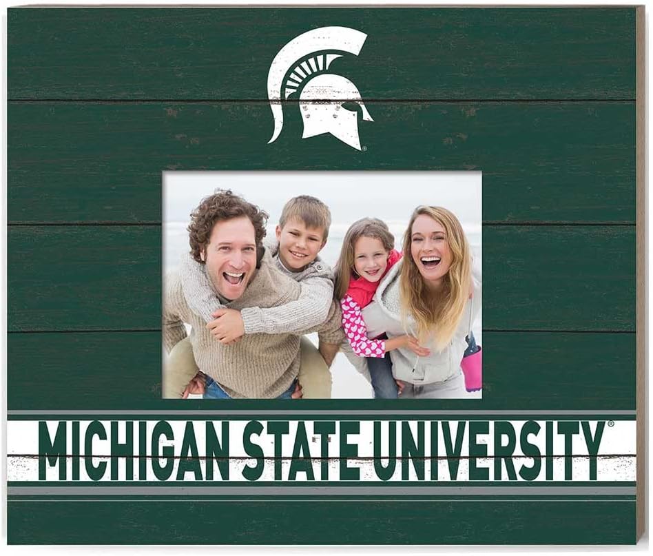 KH Sports Fan Michigan State Spartans Team Spirit Color Scholastic Frame, One Size, Multi