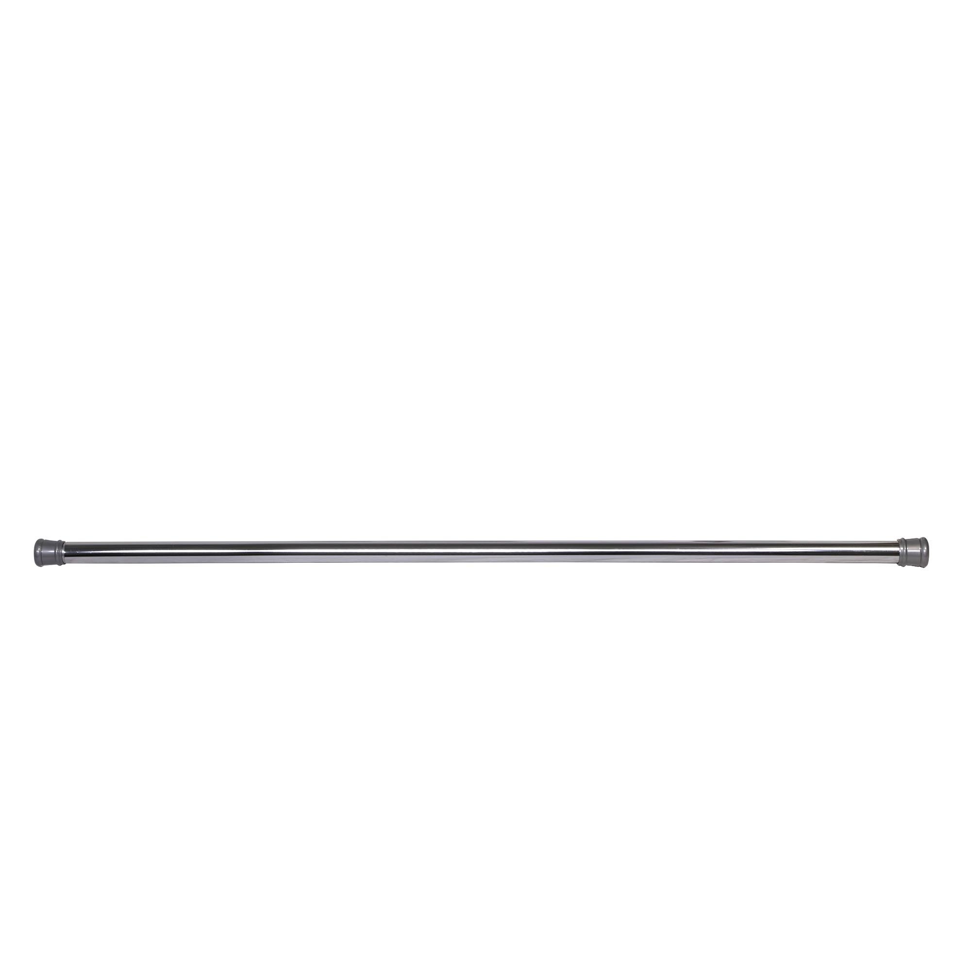 Design House 559906 Adjustable Shower Rod 43"-72", Polished Chrome