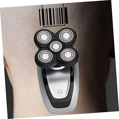 Miniatura 8 de Veemoon 5 afeitadoras eléctricas para hombres, afeitadoras recargables para hombres, cepillo giratorio para la cara, recortadora de pelo, afeitadora