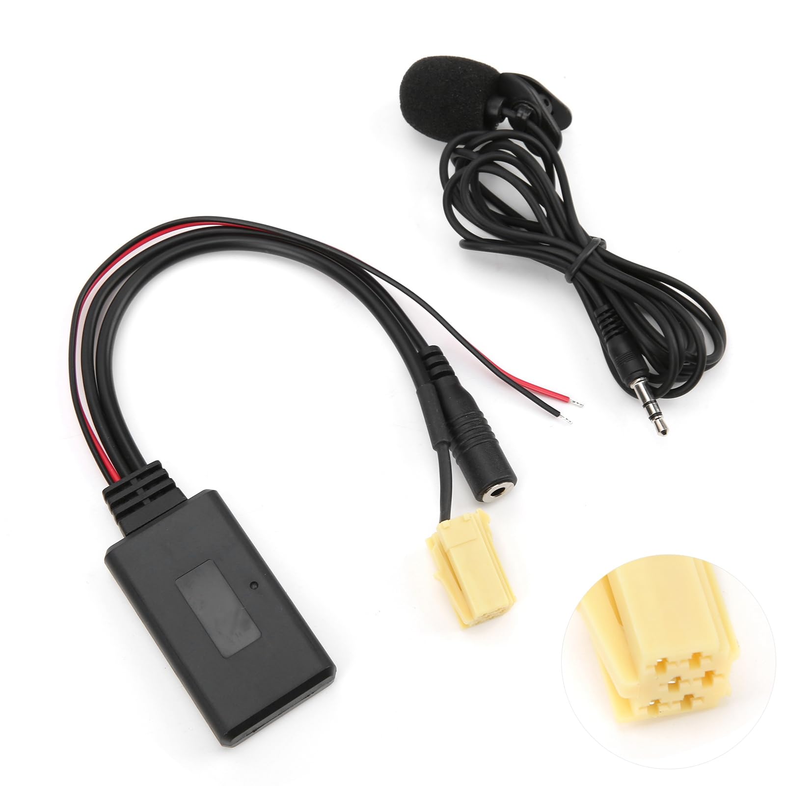 aqxreight Adattatore 5.0 per Auto con Microfono Senza Fili per/Grande Punto/Qubo/Fiorino - Trasmissione Ad Alta Fedeltà e Chiamate Chiare