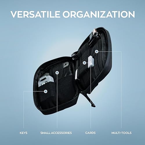 Miniatura 3 de DAILYCARRYCO EDC - Bolsa organizadora de herramientas de transporte diario con múltiples bolsas, equipo esencial EDC