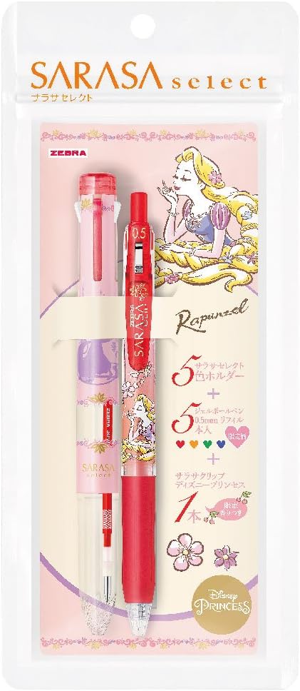 Amazon ゼブラ ボールペン サラサクリップ サラサセレクト ディズニープリンセス ラプンツェル Se S5a Dsp Rp 文房具 オフィス用品 文房具 オフィス用品