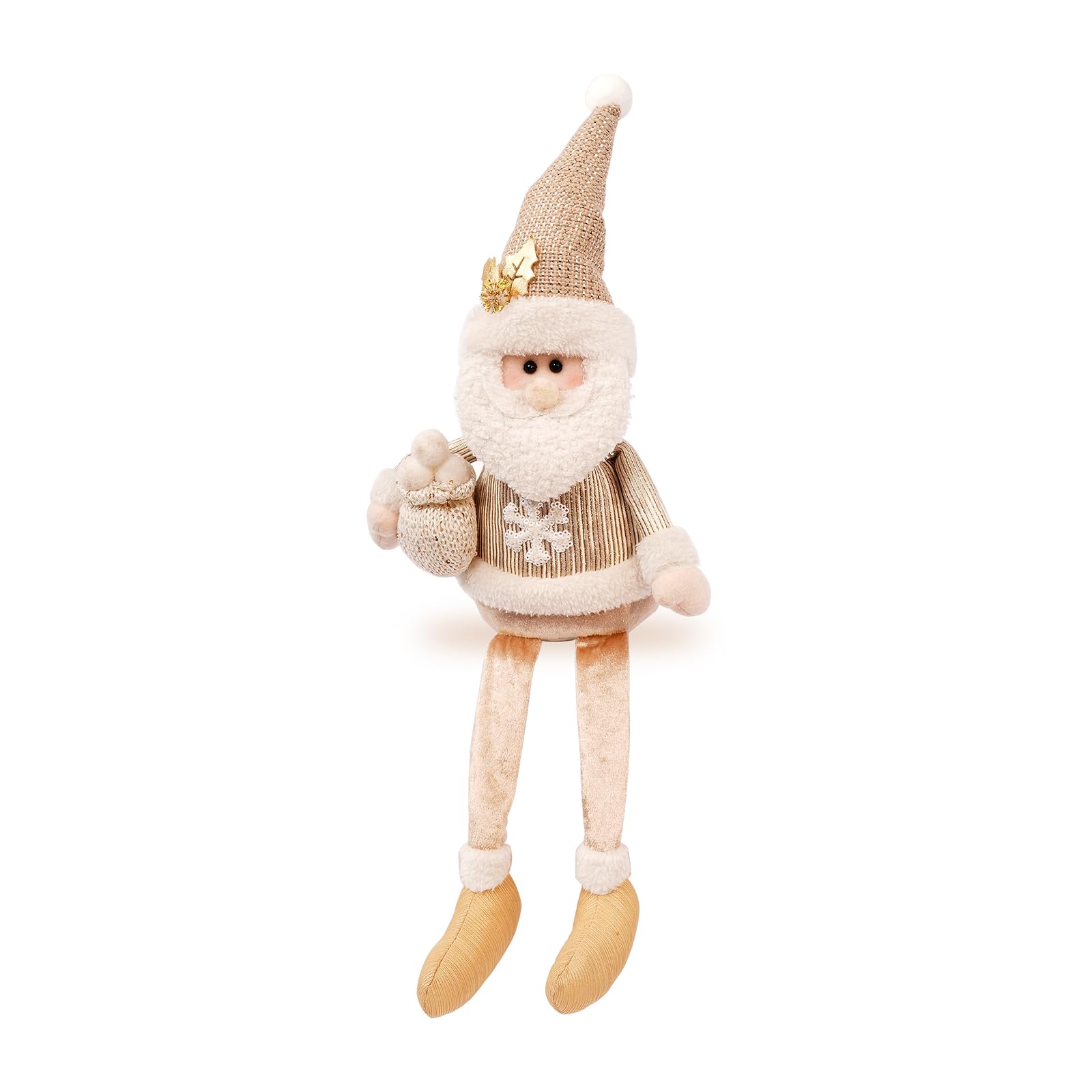 Amazon.co.jp: Ateuinsa クリスマスゴールドサンタデコレーション 長い