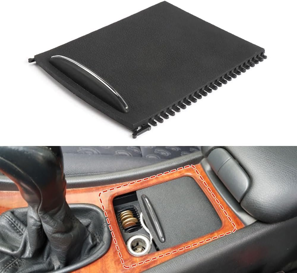 2036800123 20368001239051 Couvre-console centrale avant pour voiture, remplacement pour console centrale avec accoudoir et compartiment de rangement pour C-Classe Berline W203 2000-2007