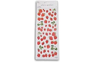 Strawberry Spring Stickers for Journaling, Scrapbooking, Cardmaking, Arts & Crafts