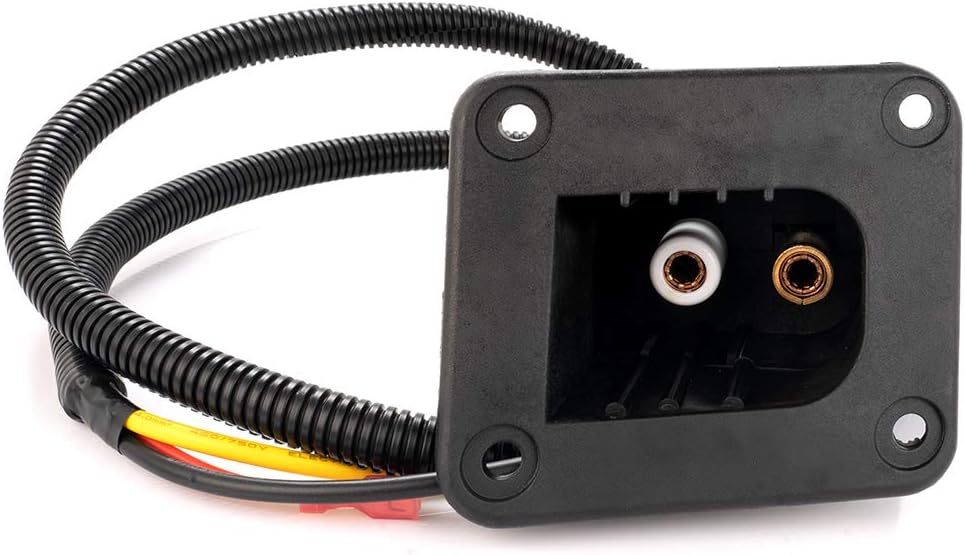 Roykaw Powerwise Charger Receptacle with Harness for EZGO Golf Cart Medalist & TXT DCS/PDS Item # 73051-G29