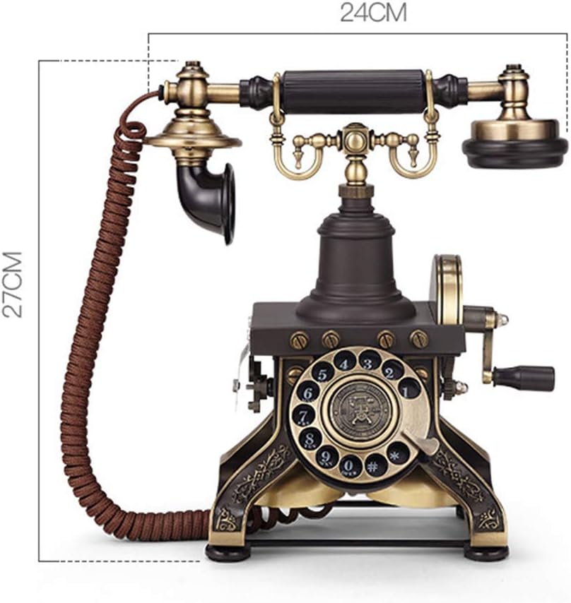 Retro Phone The Eiffel Tower Rotary Telephone Corded Retro Phone Vintage Decorative Telephones