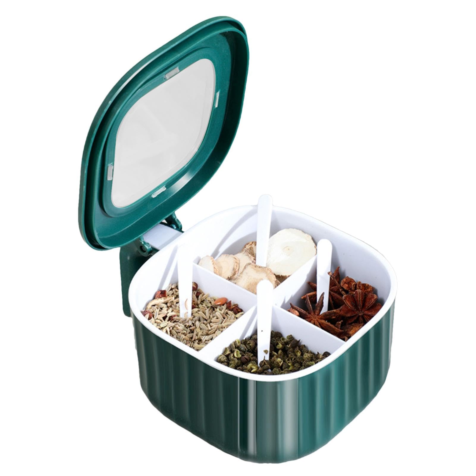 調味料入れセット Amazon｜調味料収納ボックス - 目に見える調味料容器 4つの