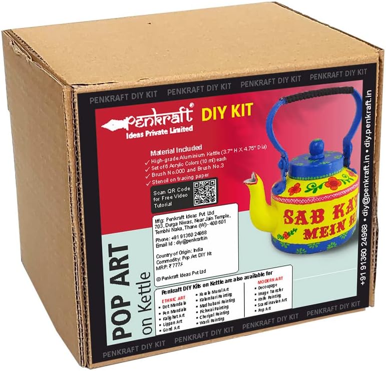 Penkraft Pop Art on Kettle DIY Kit | Free Video Tutorial
