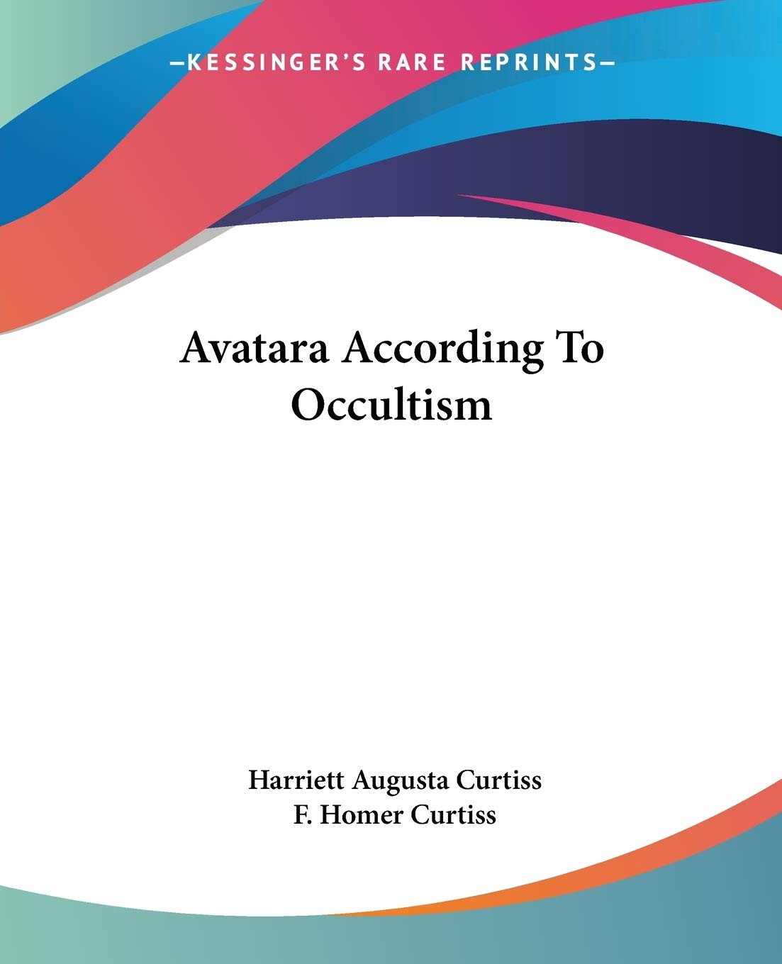 Avatara According to Occultism