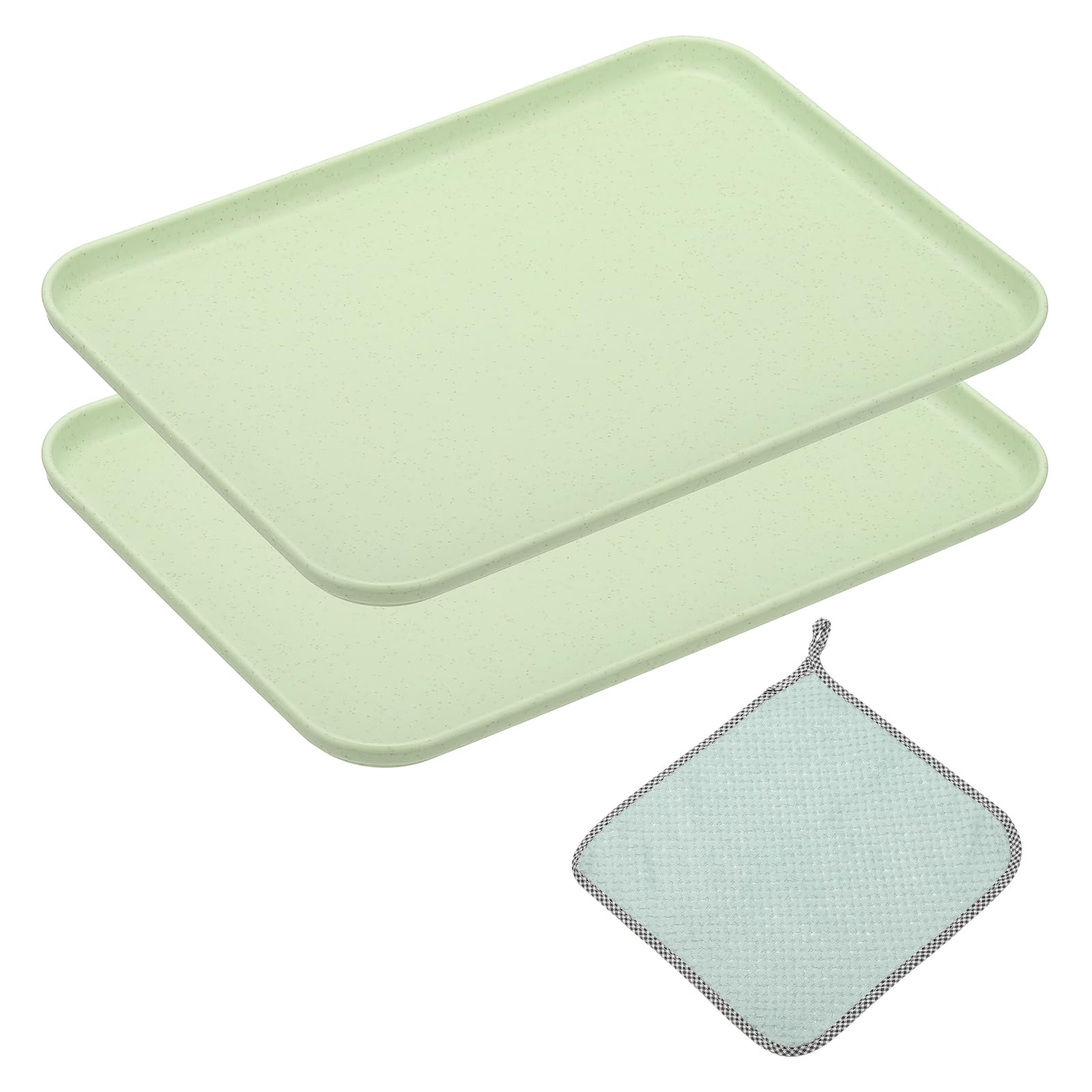 Plateau de service pour fast-food PP 15x11 pouces, fini les trajets multiples