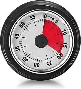 Amazon.com: Visual Magnetic Kitchen Timer, 60 Minute Mechanical ...