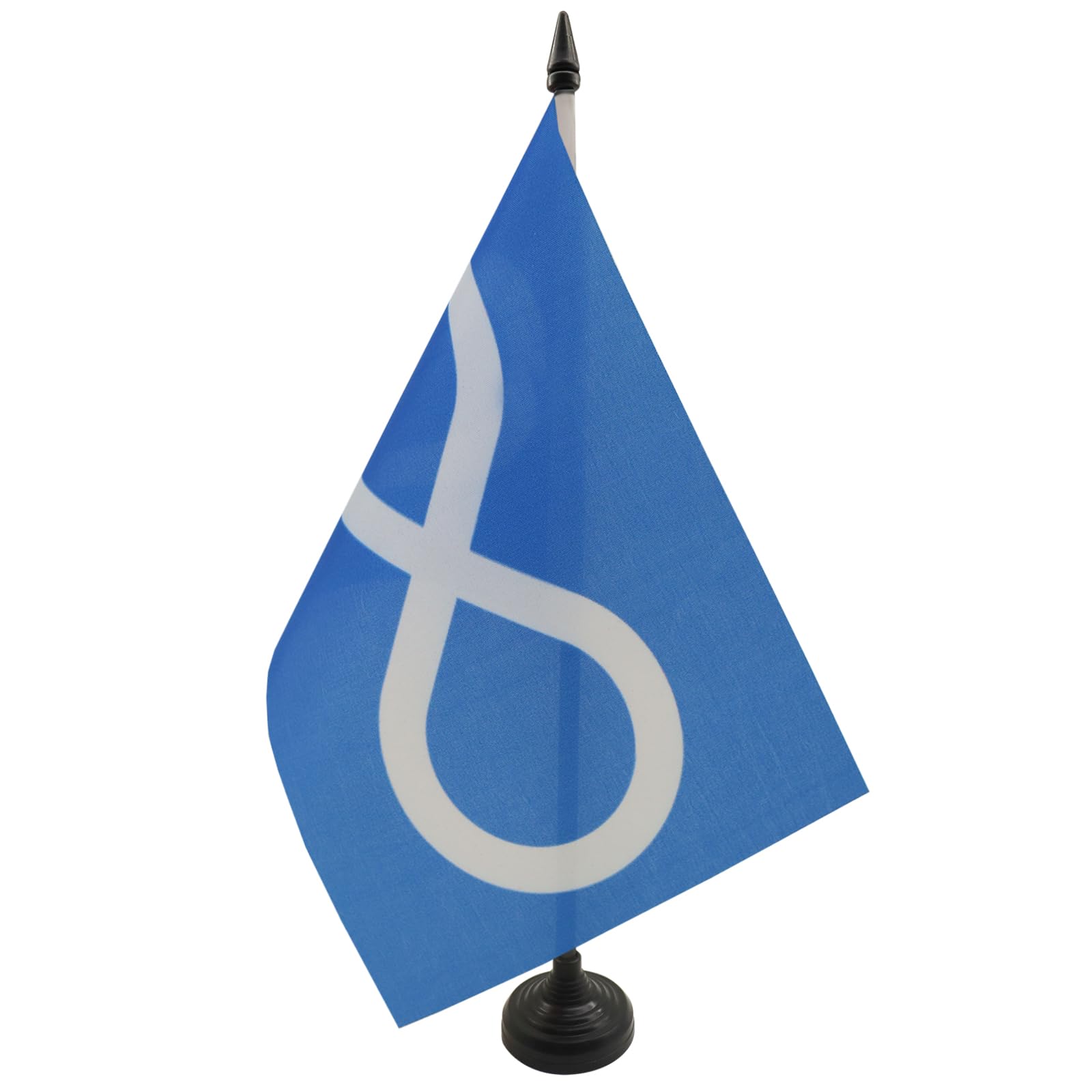 AZ FLAG Metis people of Saskatchewan and Québec Table Flag 5'' x 8'', metis Office Decoration 100% Polyester 21 x 14 cm