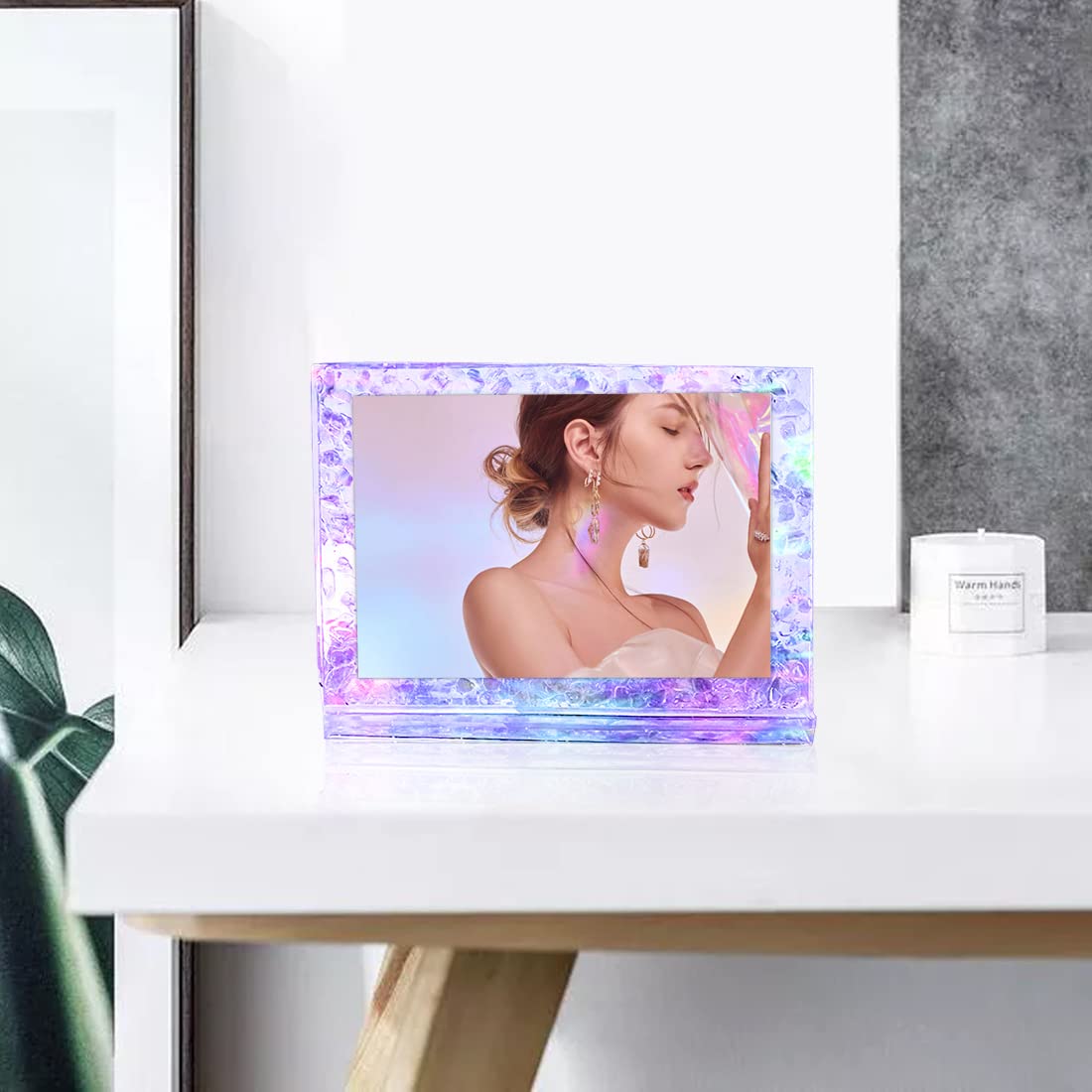 Voyyphixa Rechthoekige hars mal fotolijst siliconen mal fotolijst mallen voor epoxyhars gietgereedschap handgemaakte unieke grote vierkante fotostandaard ambachten voor woondecoratie (rechthoekige