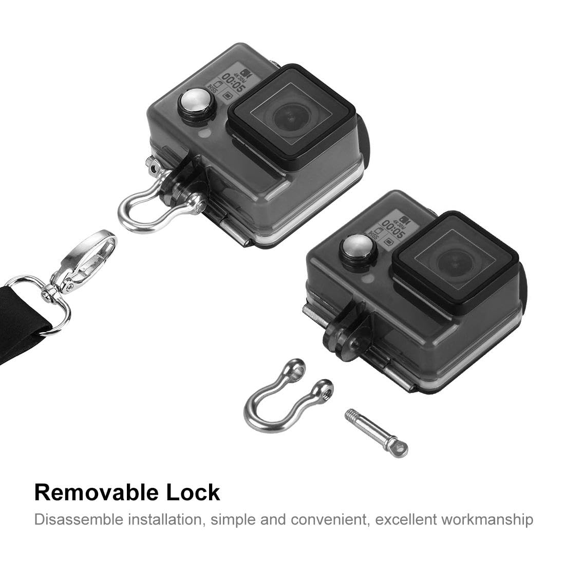 Amazon.com: PULUZ Detachable Long Neck Chest Strap Lanyard for