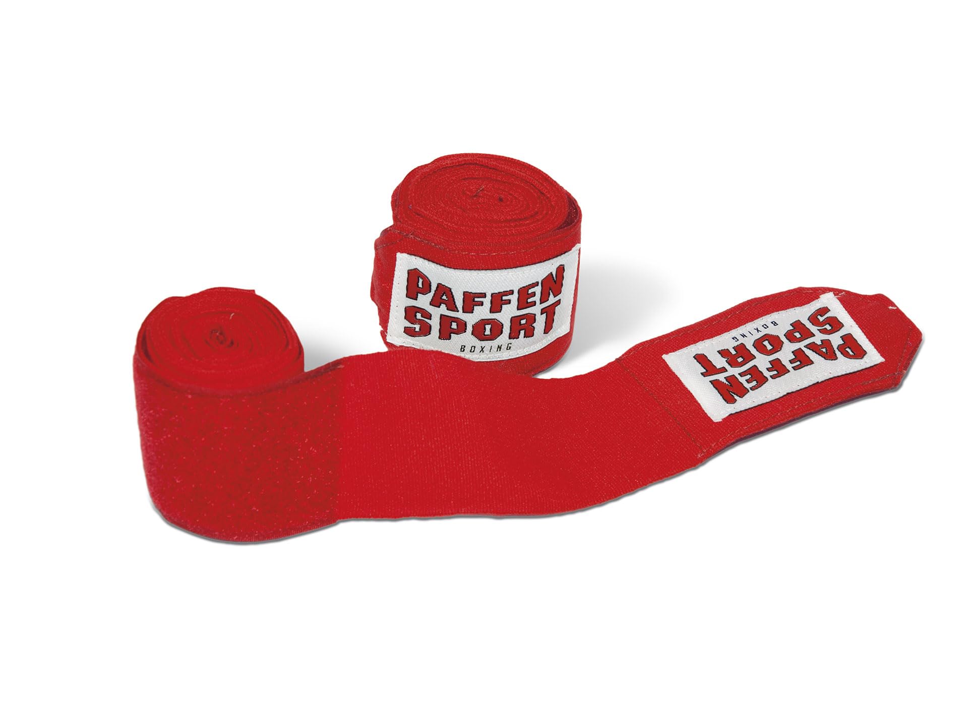 PAFFEN SPORT «Advanced» Box-Bundle; Set mit einem Paar Echtleder-Boxhandschuhe, einem Paar Boxbandagen und einem Zahnschutz für Erwachsene
