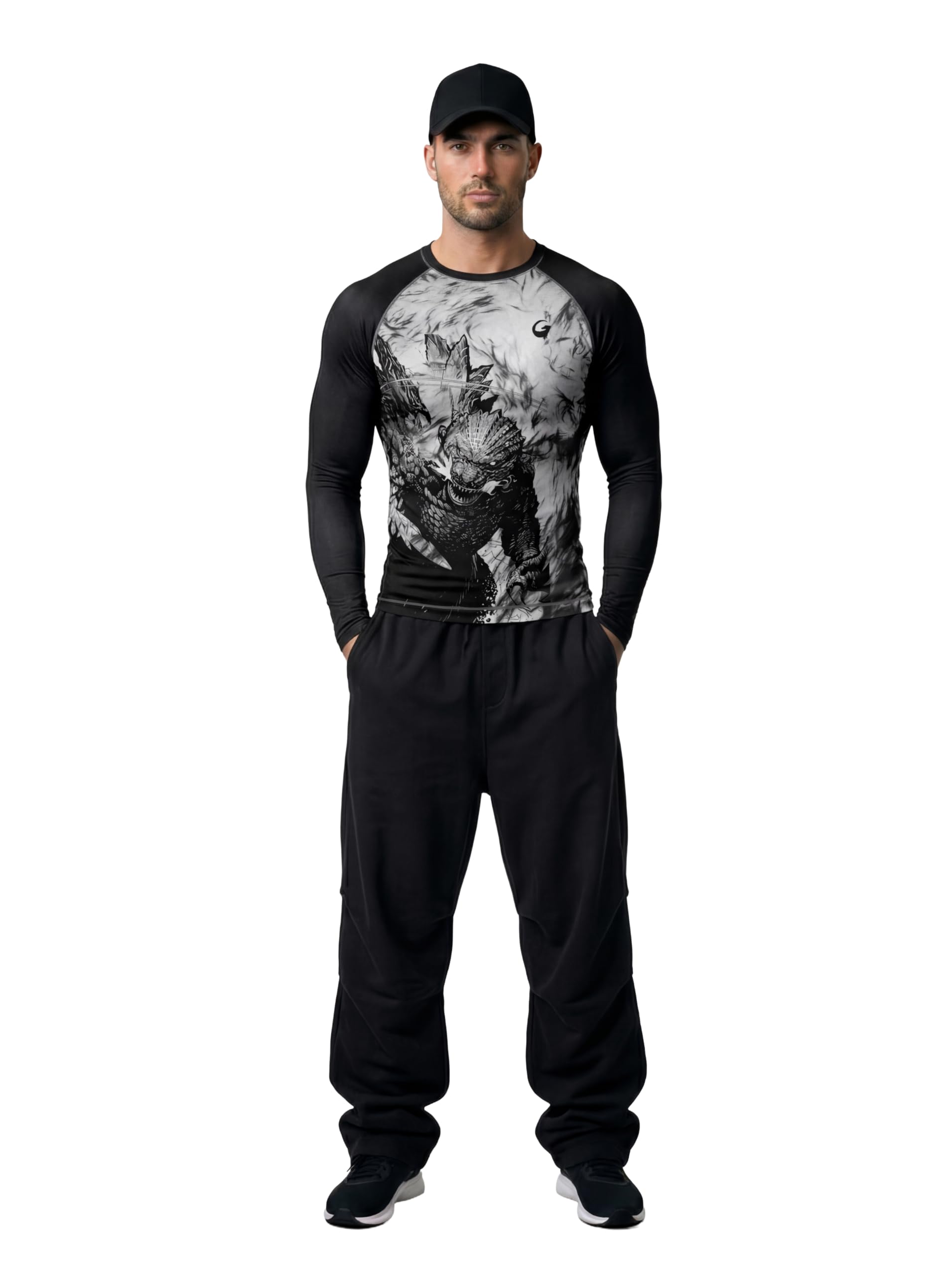 akiba Full Sleeve Skins Performance Fit Compression for MMA, BJJ Rash Guard,Gym, Running, Cycling-picture-13