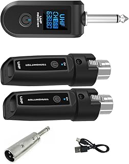 Luwecf transmissor e receptor de áudio para microfone recarga de