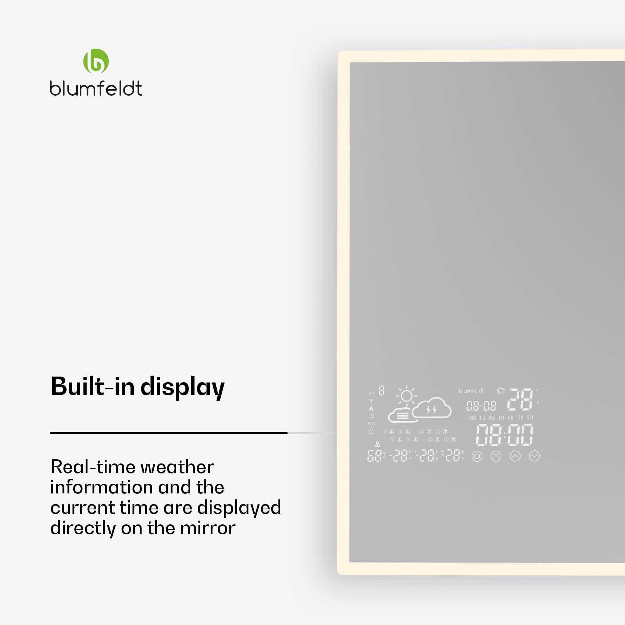 Klarstein ReflectiHeat Smart Panel na Podczerwień Lustro 600W 60x120cm