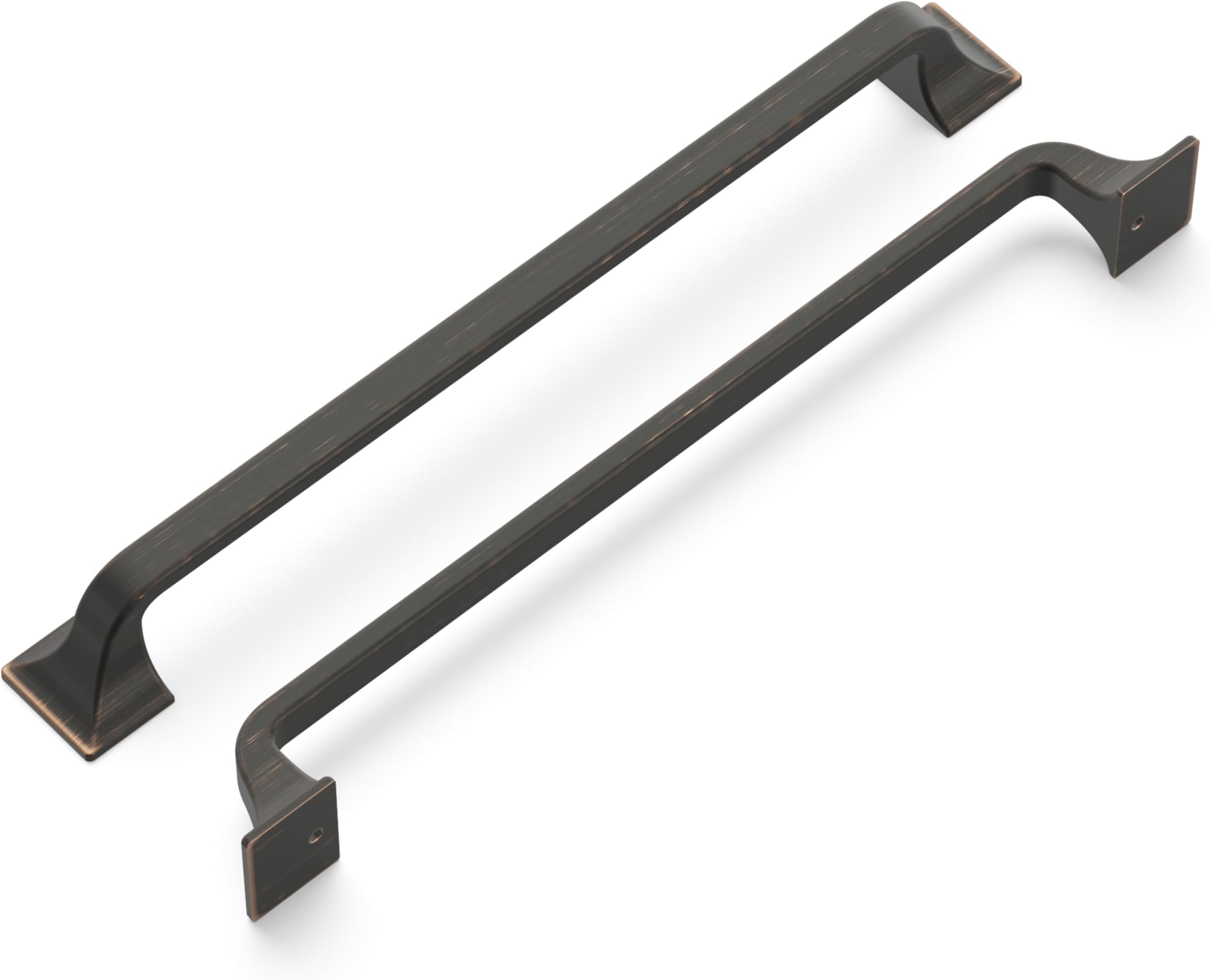 Hickory Hardware H076705VB Forge Collection Pull, 8-13/16 Inch (224mm) Center, Vintage Bronze
