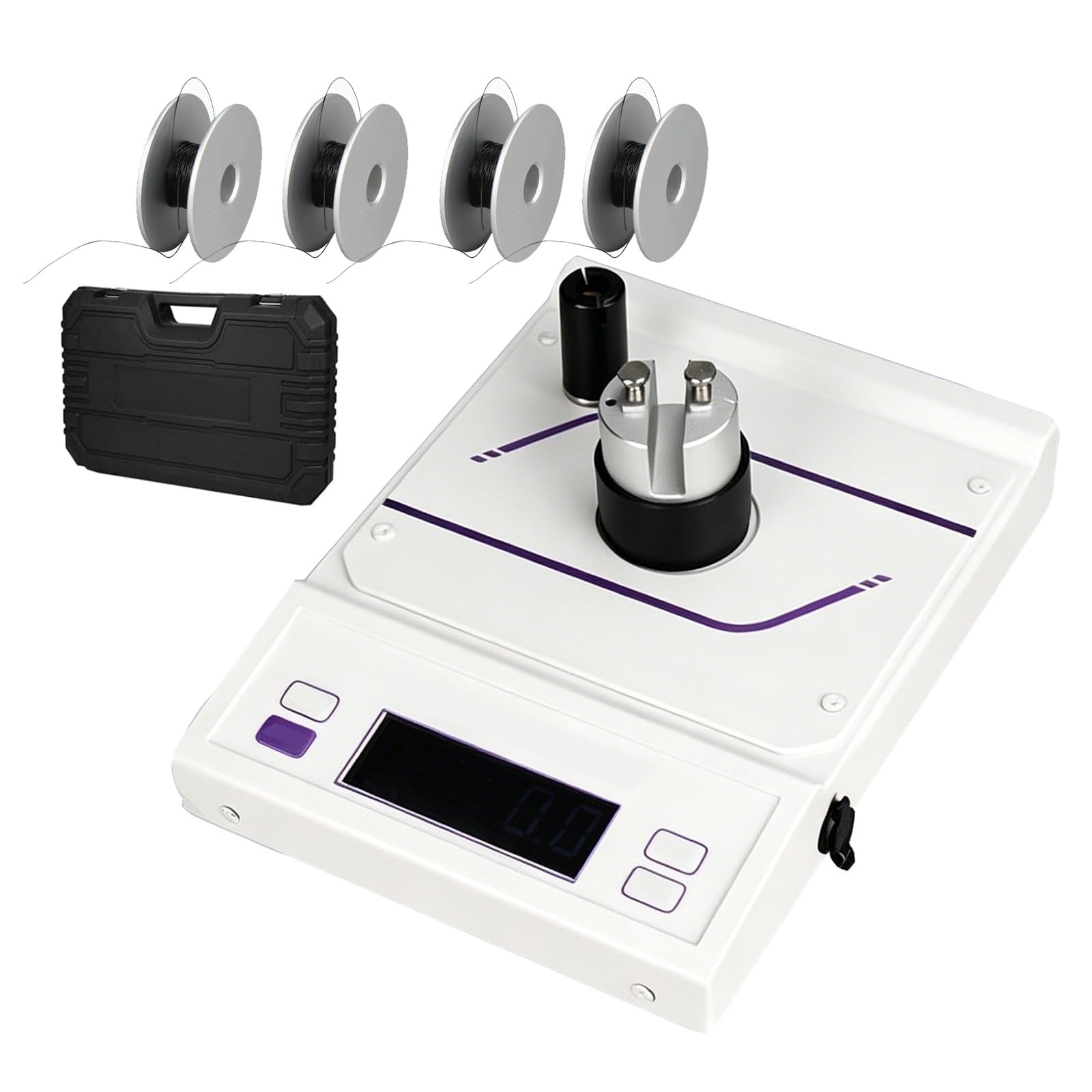 Herramienta De Prueba De Productos Sharpness Edge | Rango de medición de 1 g a 3,0 kg, portaherramientas magnético, carga rápida con batería de larga duración