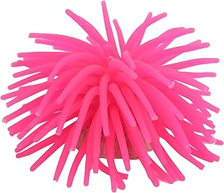 Glomora Aquarium Decoration Coral, Simulation Landscape Coral, Soft Silicone Artificial Coral Fish Tank Decor