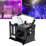 ★ 【Crea un ambiente hermoso】 El Snow Maker es una potente máquina de nieve de 600 W que proporciona un rendimiento y una distribución de la nieve perfectos. Puede crear el paisaje natural del invierno en cualquier reunión. El copo de nieve artificial gira a pocos metros y proporciona un buen ambiente y espacio extra.