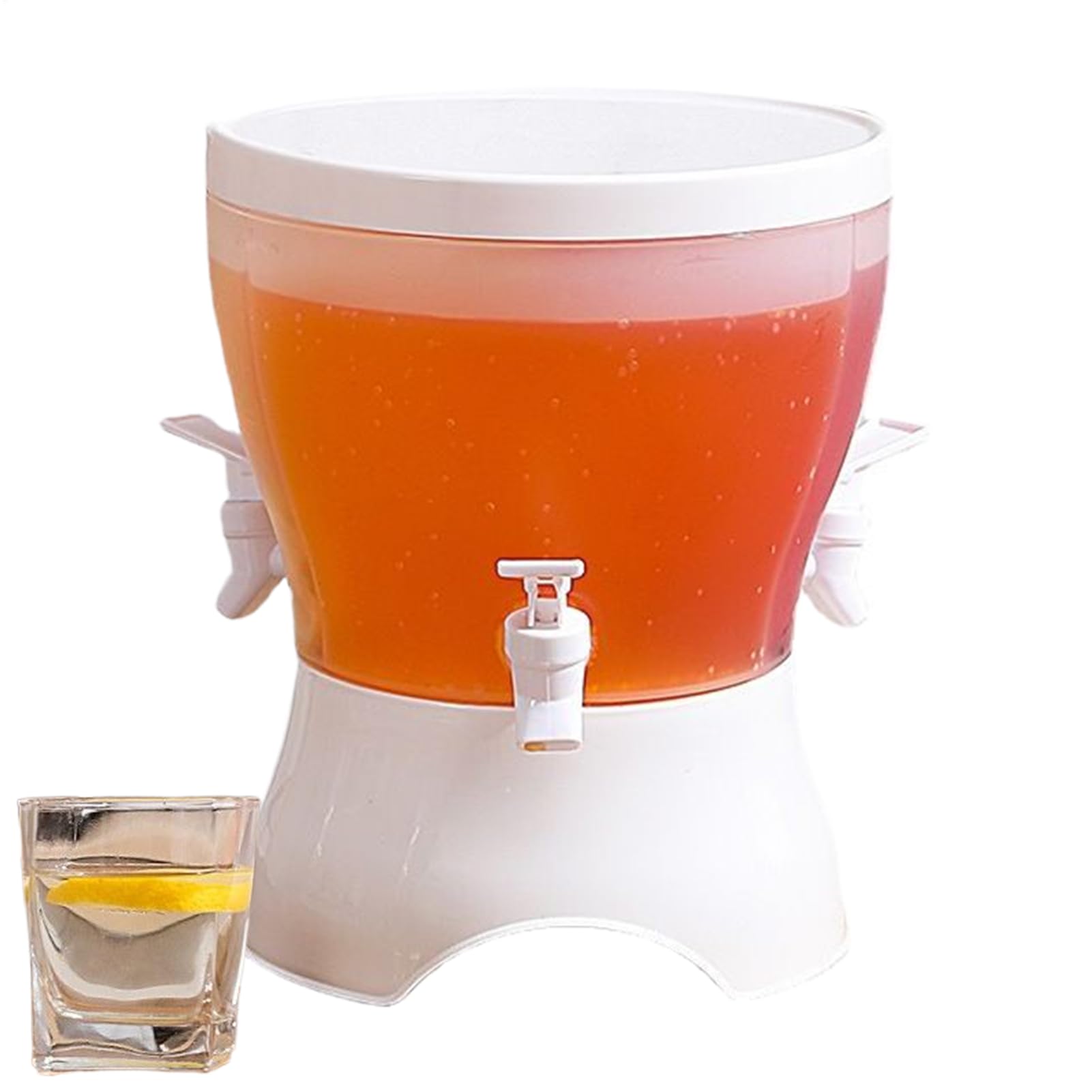 Distributeur de jus 5,3L à 3 compartiments rotatifs et robinet étanche