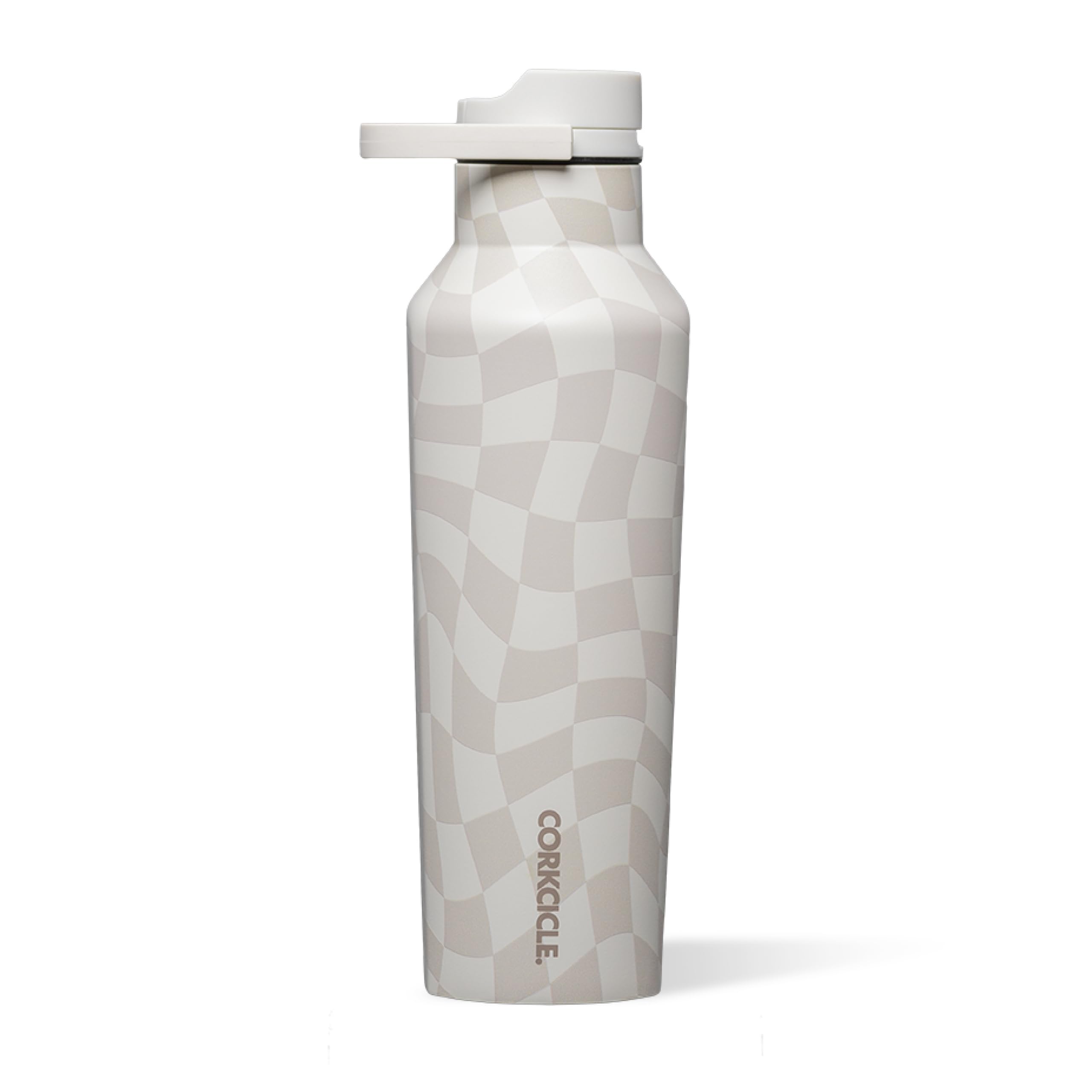 Corkcicle Insulated Sport Bottle Wavy Checkerboard, 590ml