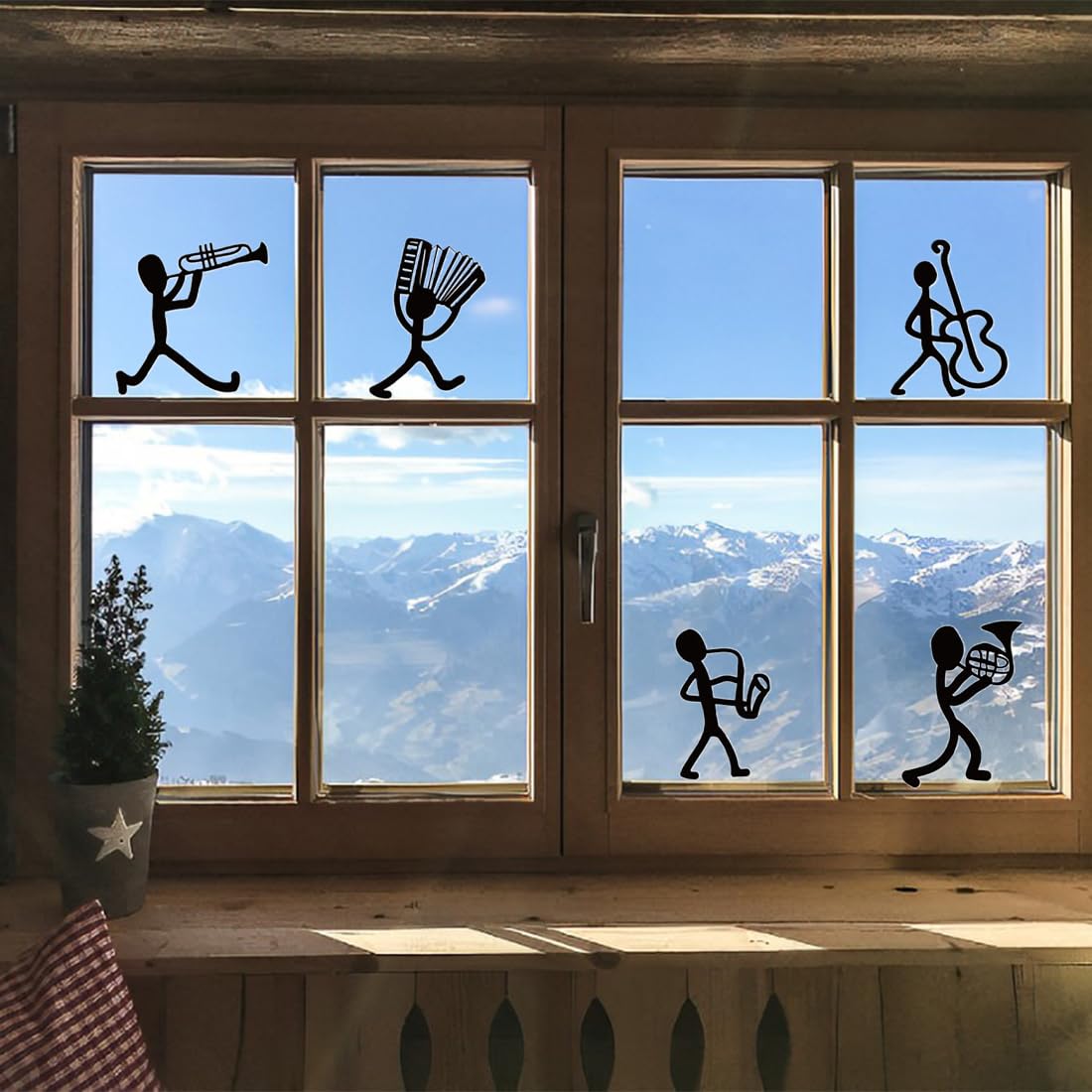 Adesivo Muro A Strisce Nere | Decorazione Parete Soggiorno E Camera | 26x60 Cm - Foto 4