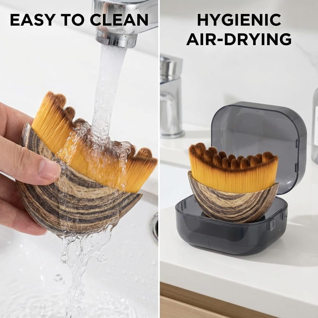 2026 New Lymphatic Contour Face Brush,Contour Face Brush,Lymphatic Drainage Massager,Ergonomically Designed,Fit The Skin Precisely,for Chin & Jawline Sculpting (2 Pcs)