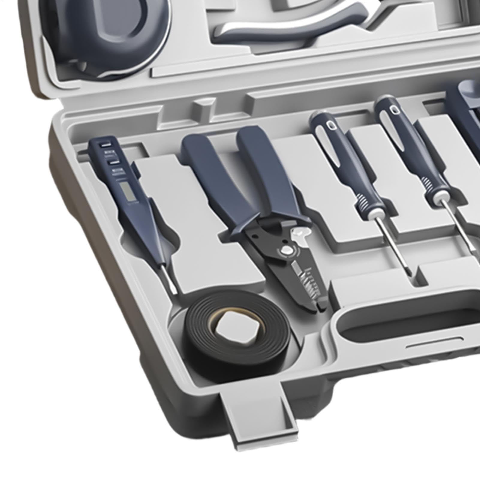 Kit Herramientas Hogar 11 Piezas Multifunción Portátiles Pequeña Ferretería | Kit Herramientas Pequeño Para Reparaciones Urgentes En Hogar, Oficina, Coche Y Muebles