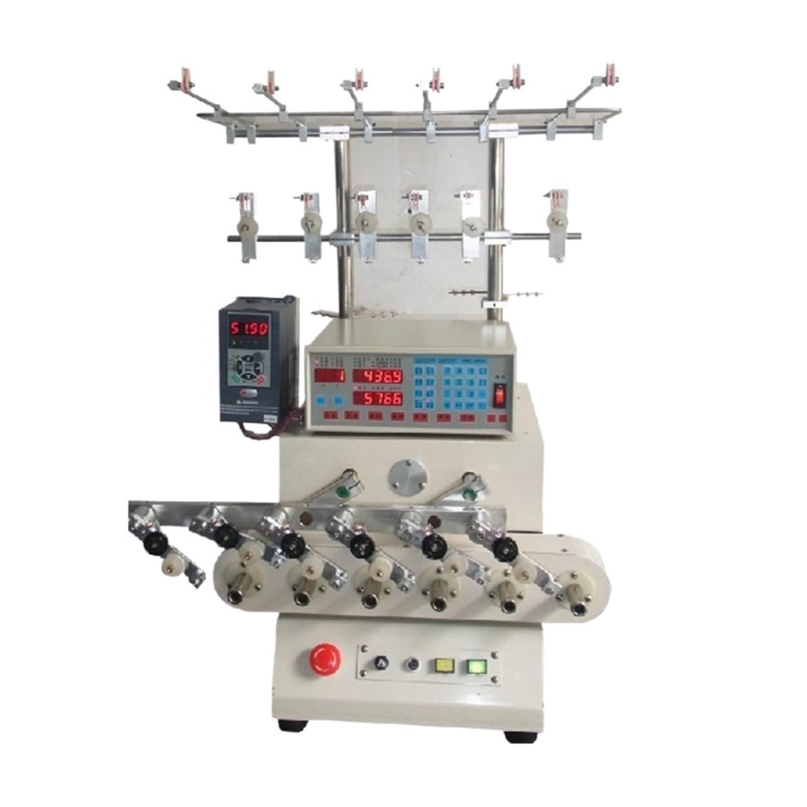 Wafohsr C 6 Axis Variable Frequency Winding Machine Automati Coil Winder Wire Ables 0.03-0.5Mm 4-Axis Precise Adjustment(C)
