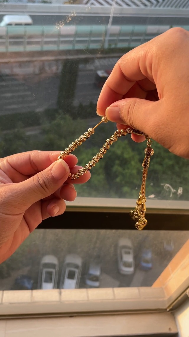 Amazon.com: Gold tasbih Ramadan Gift Muslim Accessories on Hand