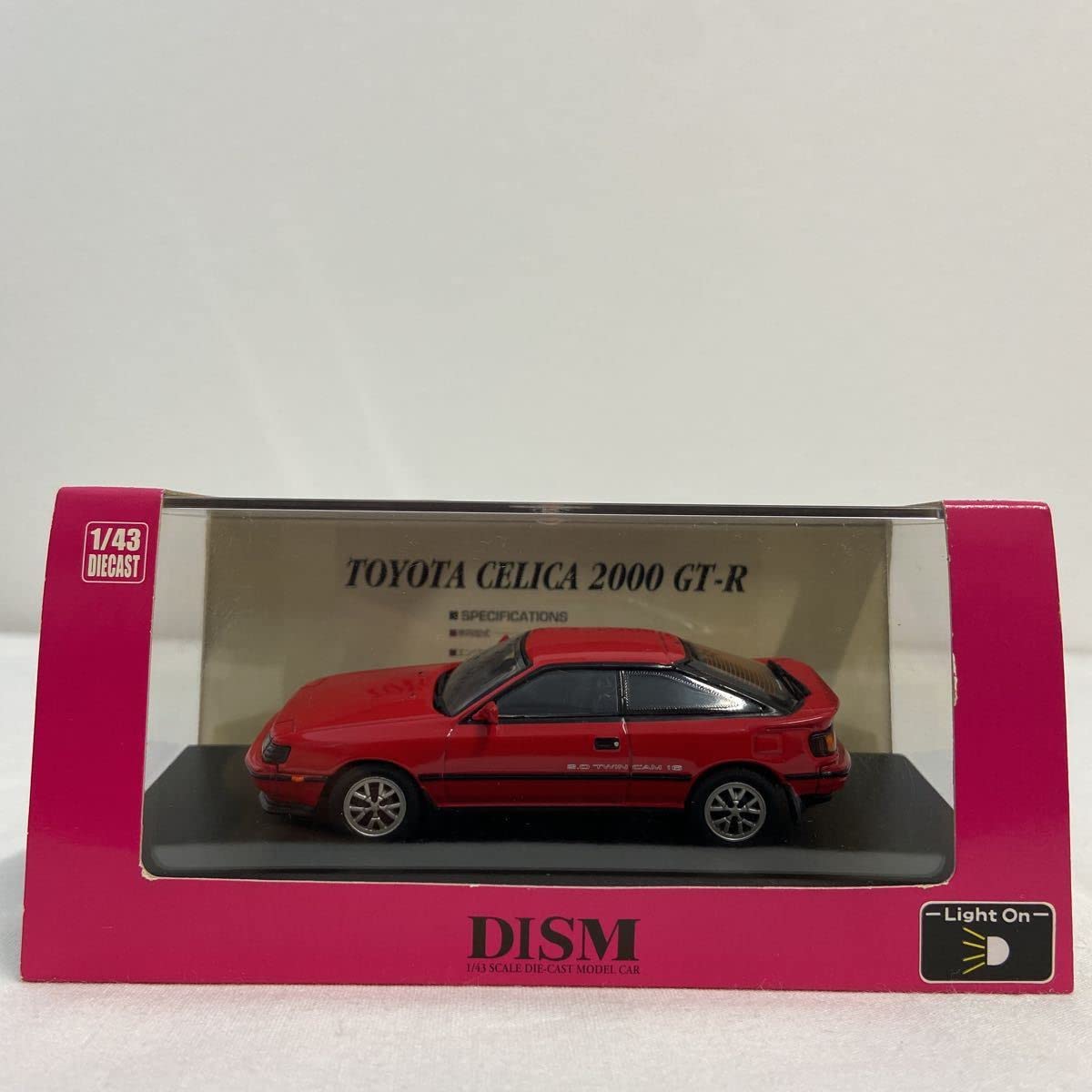 Amazon | アオシマ DISM 1/43 TOYOTA CELICA GT-R ST162 Red トヨタ