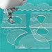 Sewing Tools New Ruler Sewing Tools New Ruler Template Sampler Set for Domestic Sewing Machine - Quilting Tool Template Tool for Quilting - Quilting Rulers and Templates Thickness 1/4"