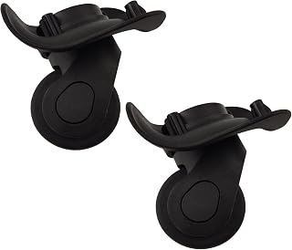 1 Pair Luggage Suitcase Wheel, A08 Trunk Luggage Wheel Spare Part (W041-2 Small) Plastic 360 Swivel Universal Wheel Replacement Luggage Wheel for suitcases/Draw Bar Box