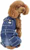 Lee パッチド オーバーオール　 S Amazon | ペットパラダイス 犬 服 Lee デニム 白ステッチ